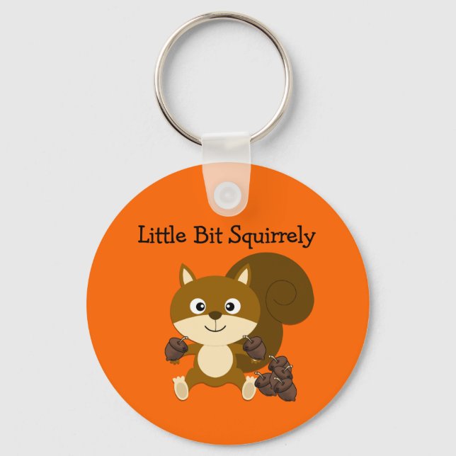 Squirrely Key Ring (Front)