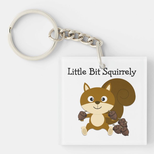Squirrely Key Ring (Front)