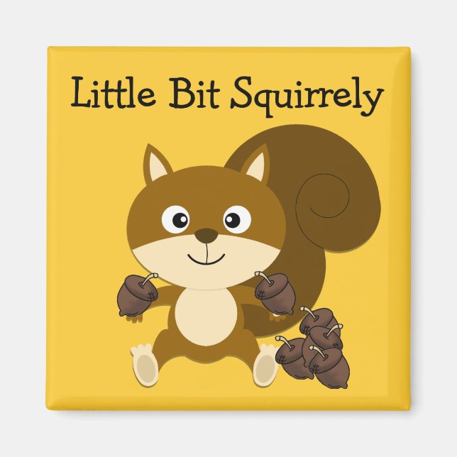 Squirrely Magnet (Front)