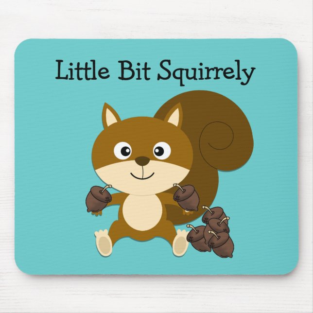 Squirrely Mouse Mat (Front)