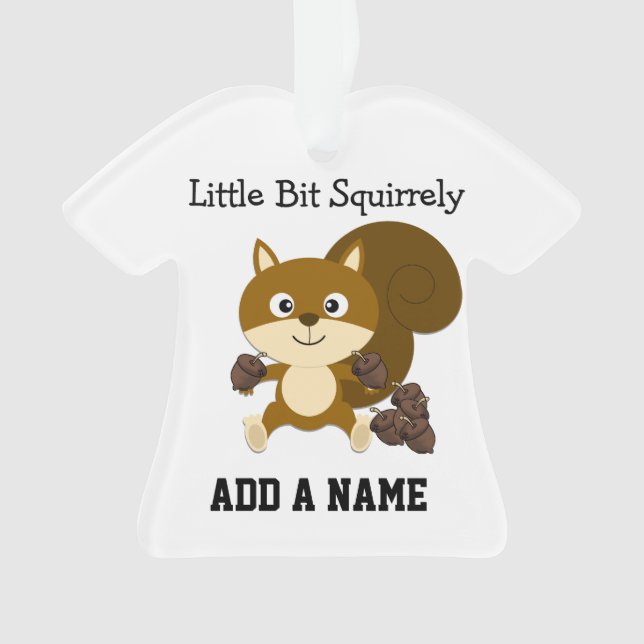 Squirrely Ornament (Front)