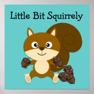 Squirrely Poster