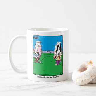 Squirtgun Fights on the Dairy Farm Mug