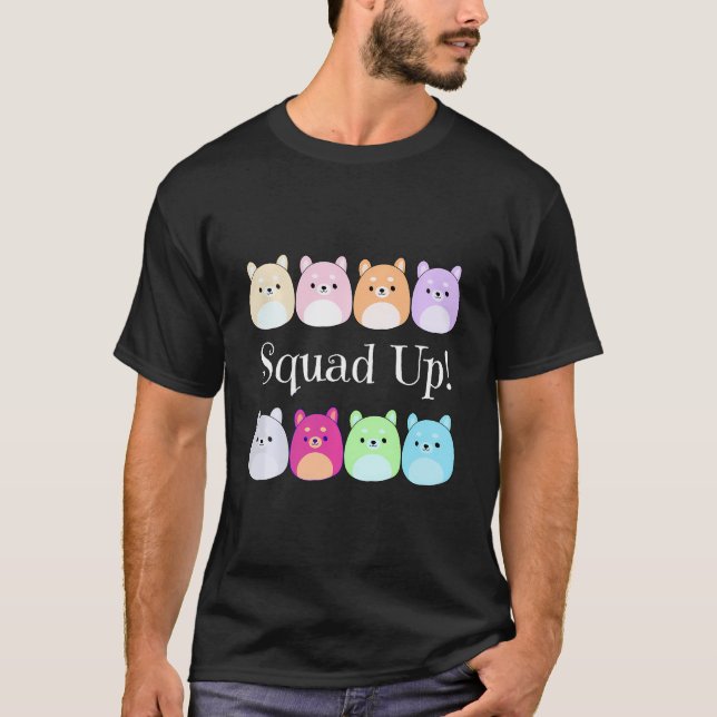 Squish Squad Up Stuffed Animal Plush Mallow Collec T-Shirt (Front)
