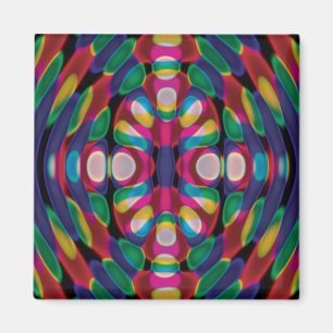 Squished Skittles Magnet