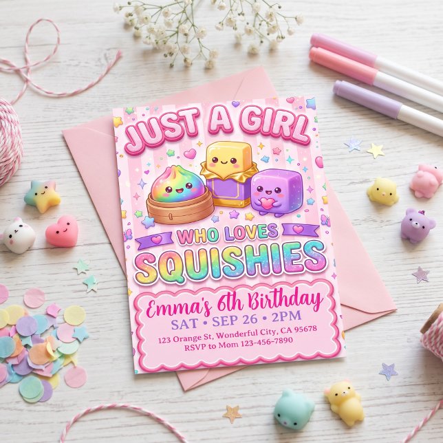 Squishy Birthday  Invitation (Creator Uploaded)