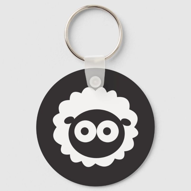 Squishy Sheep Key Ring (Front)