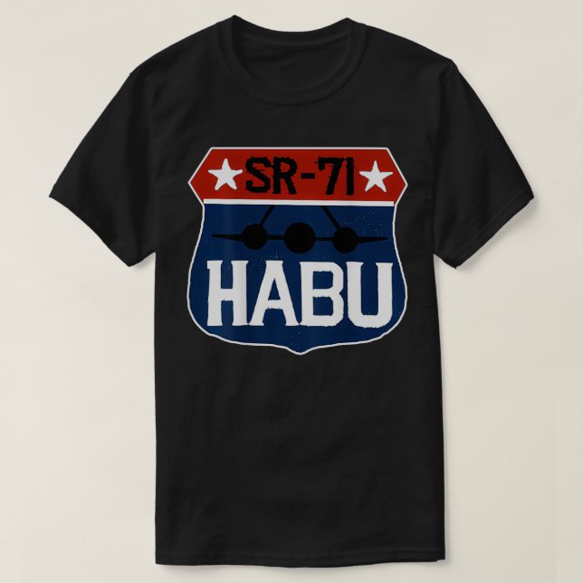 SR71 Blackbird Distressed HABU  T-Shirt