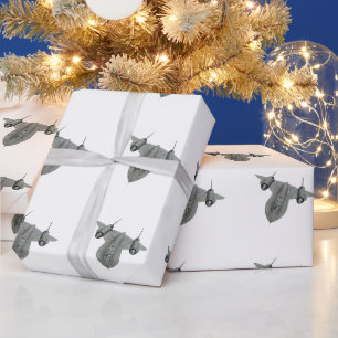 SR71 Blackbird Wrapping Paper