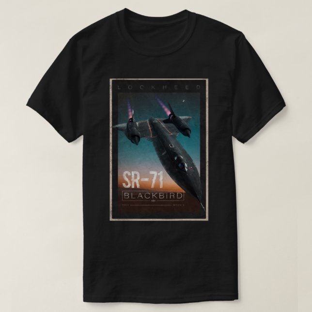 SR-71 Blackbird (2) T-Shirt (Design Front)