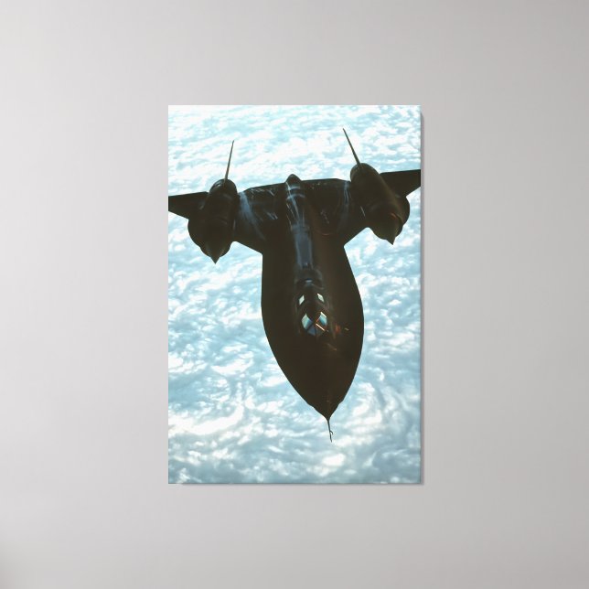 SR-71 BLACKBIRD 32x48 Canvas Print (Front)