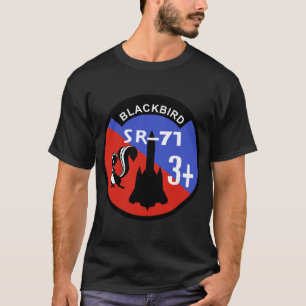 SR-71 Blackbird +3 Badge   T-Shirt