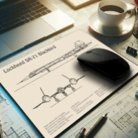SR-71 Blackbird - Aeroplane Blueprint Plans SD