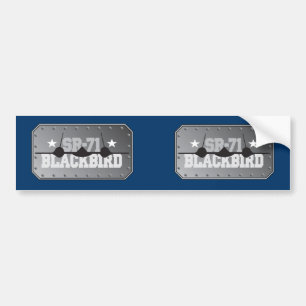 SR-71 Blackbird Bumper Sticker