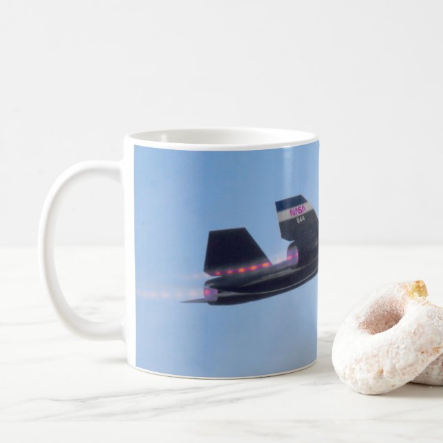 SR-71 BLACKBIRD COFFEE MUG (With Donut)