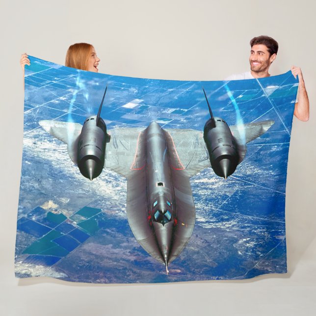 SR-71 BLACKBIRD FLEECE BLANKET (In Situ)