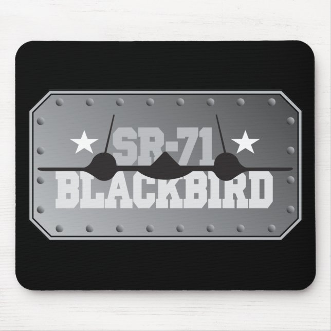 SR-71 Blackbird Mouse Mat (Front)