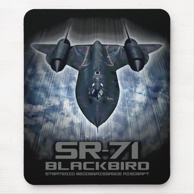 SR-71 Blackbird Mouse Mat (Front)