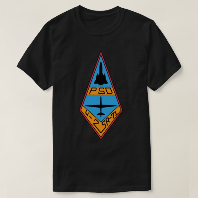 SR-71 Blackbird Physiological Support Division Ins T-Shirt (Design Front)
