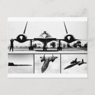 SR-71 BLACKBIRD POSTCARD