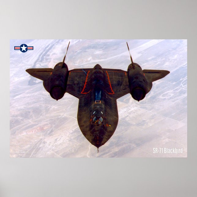 SR-71 BLACKBIRD POSTER (Front)