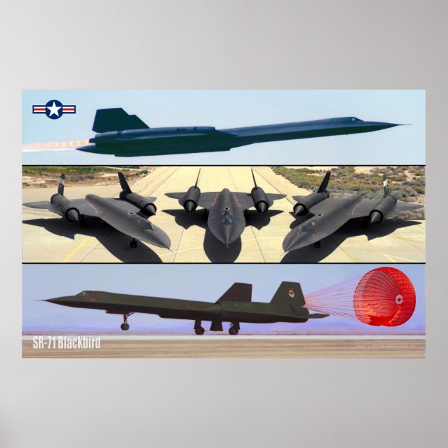 SR-71 BLACKBIRD POSTER (Front)