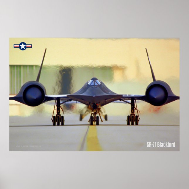 SR-71 BLACKBIRD POSTER (Front)