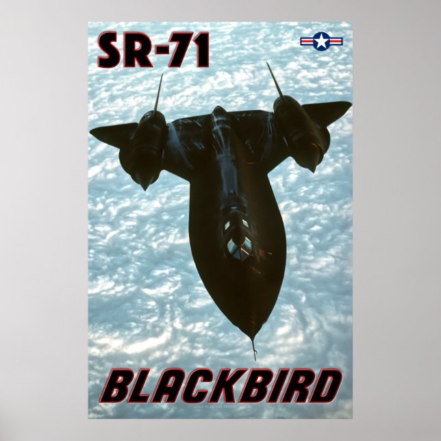 SR-71 BLACKBIRD POSTER (Front)