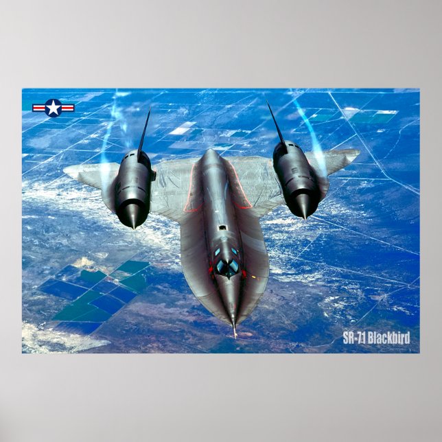 SR-71 BLACKBIRD POSTER (Front)