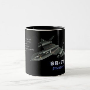 SR-71 "Blackbird" Two-Tone Coffee Mug