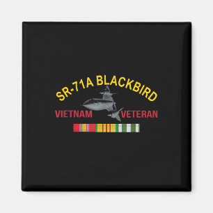 Sr-71a Blackbird Vietnam Veteran Sr 71 Blackbird A Magnet