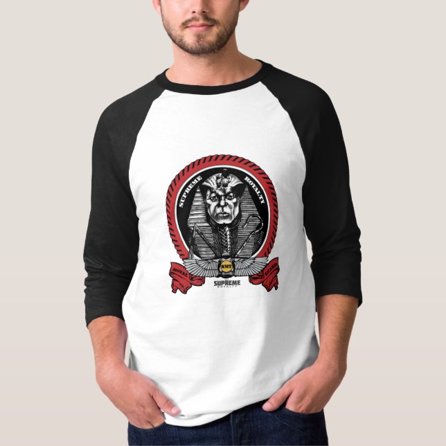 SR KMT Royal Guard Baseball Long Tee (Red,Grey) (Front)