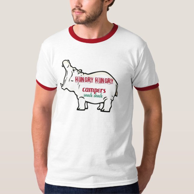 SRBC Hungry Hungry Campers Snack Shack Men's Tee (Front)