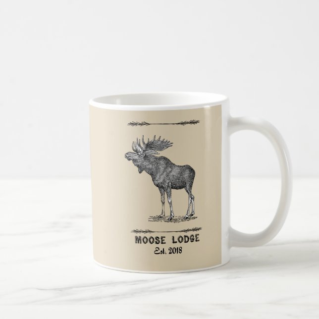 SRBC Moose Lodge Tan Mug est 2018 (Right)