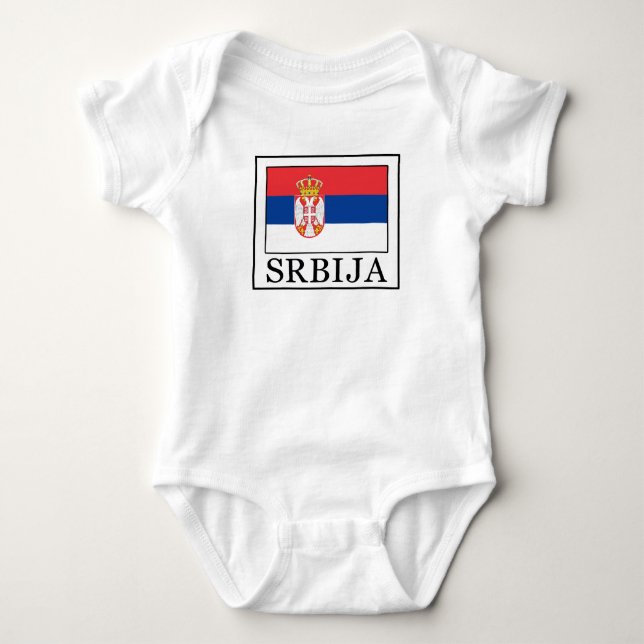 Srbija Baby Bodysuit (Front)
