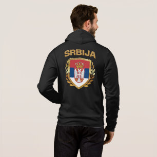 Srbija Flag Shield Serbia Hoodie