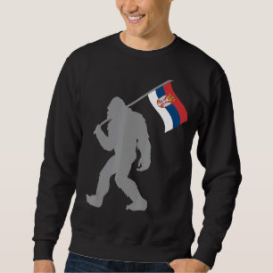 Srbija Or Serbian Flag On Serbia Flag Sweatshirt