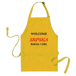Srbija rakija i gril standard apron