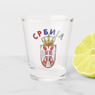 Srbija Rakija  Shot Glass