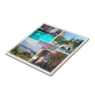 SRD003 SARDINIA, Mosaic, Italy, Fridge Tile