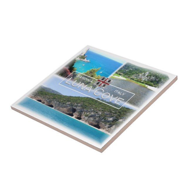 SRD031 LUNA COVE, Mosaic, Sardinia, Tile (Side)