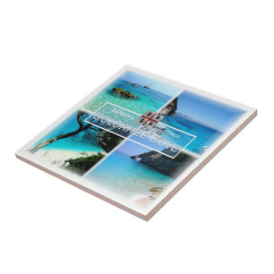 SRD034 COVE GOLORITZE' Mosaic, Sardinia, Tile