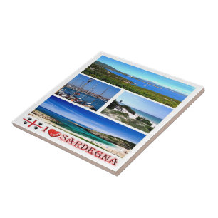 SRD040 SARDINIA I Love, Mosaic, Italy, Tile