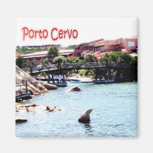 SRD051 PORTO CERVO, Sardinia, Italy, Fridge Magnet