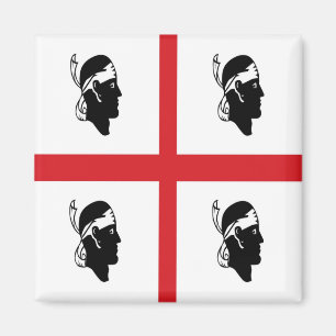 SRD072 FLAG, SARDINIA, Italy, Fridge Magnet