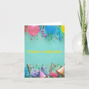 Sretan rođendan, Croatian Happy Birthday Card