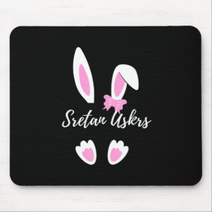 Sretan uskrs happy easter croatian graphic novelty mouse mat