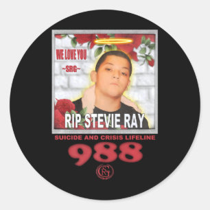 Srg 988 classic round sticker