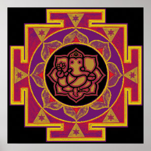 Sri Ganesh Yantra Poster