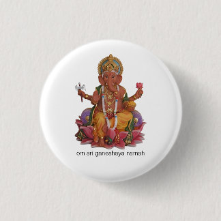 Sri Ganesha Button Badge